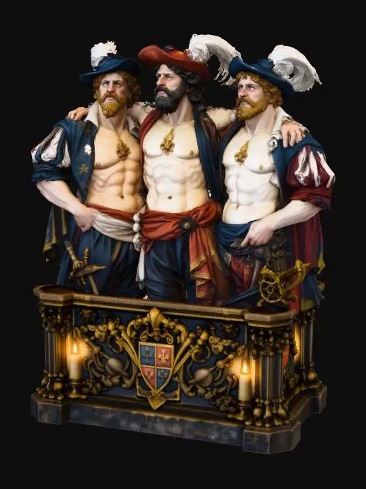 3D model for Musketeers Tableau