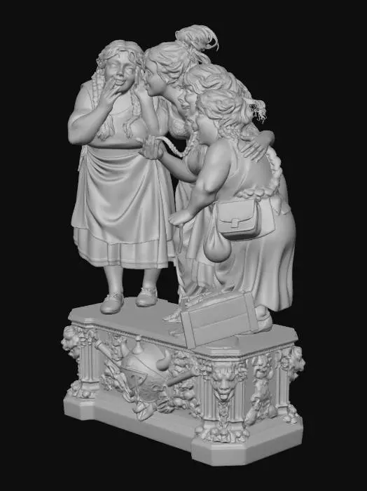 3D model for Gossip Quartet