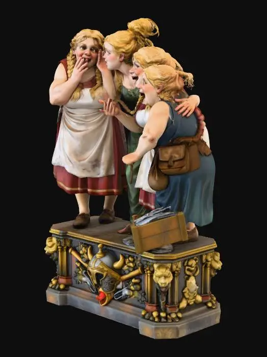 3D model for Gossip Quartet