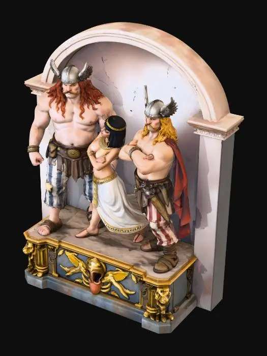 3D model for Warriors and Queen