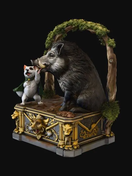 3D model for Unexpected Friends