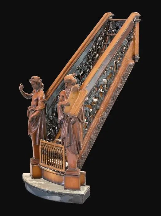 3D model for Sculptures Staircase