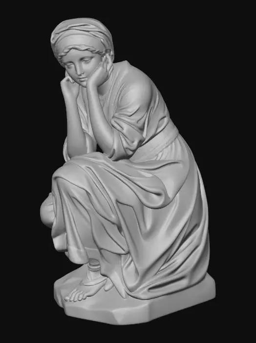 3D model for Pensive Contemplation