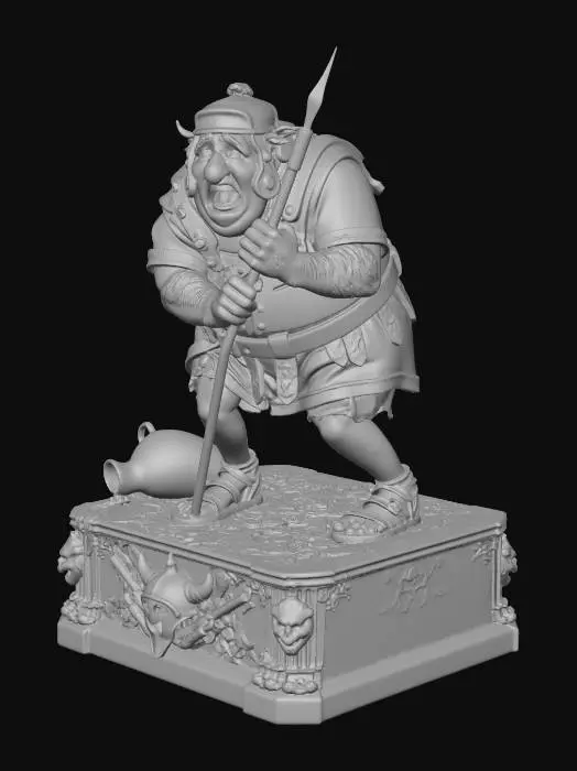 3D model for RomanDrunkGuard