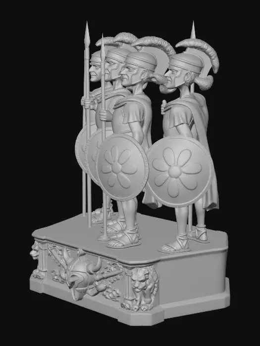 3D model for Female Guards