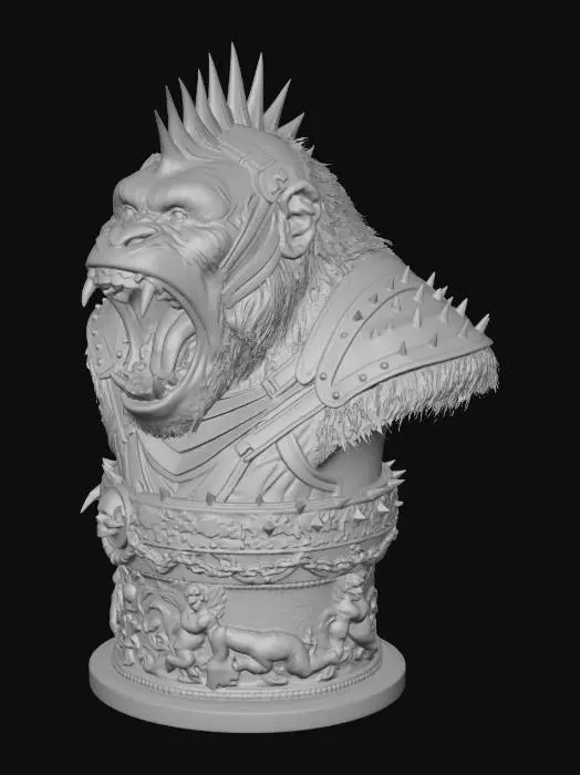 3D model for Baroque Gorilla