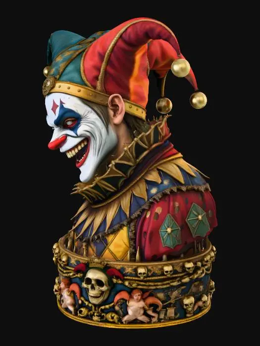 3D model for Baroque Jester1