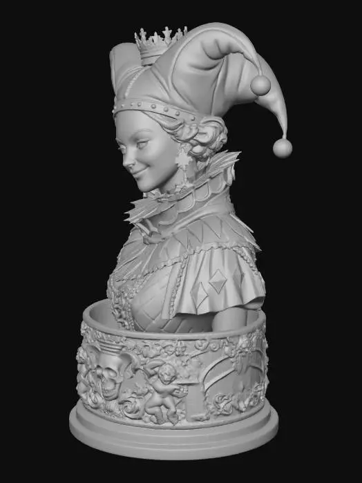 3D model for BAroque Jester2