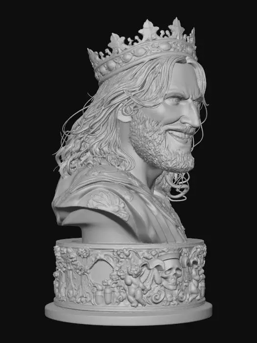 3D model for Baroque King Smile