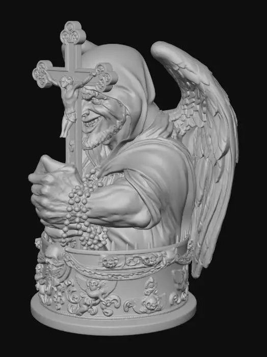 3D model for Baroque Angel of the Cross