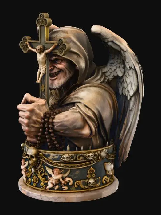 3D model for Baroque Angel of the Cross