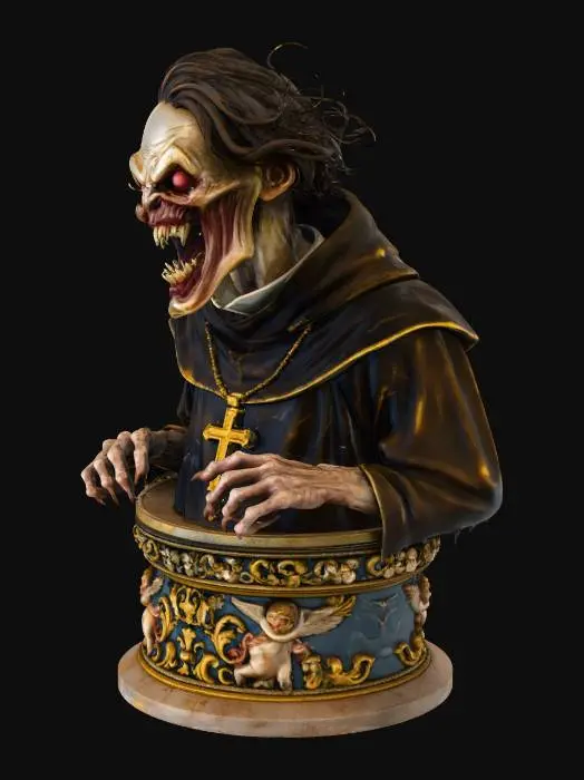 3D model for Baroque Vampire Priest