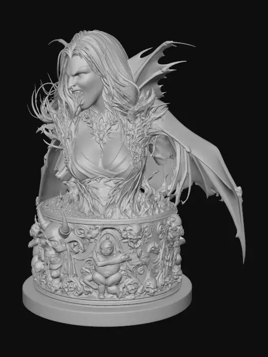 3D model for Baroque Vampiress2