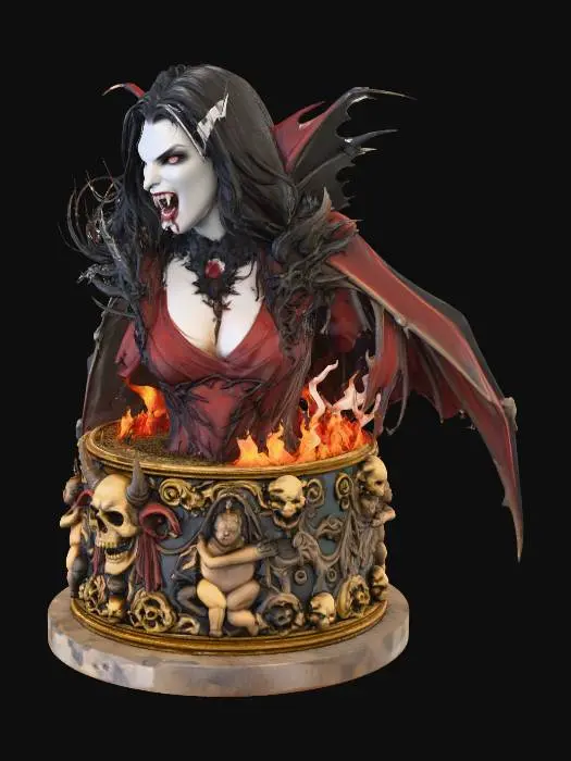3D model for Baroque Vampiress2