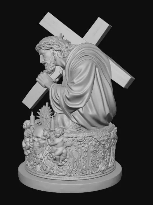 3D model for Sorrowful Hero