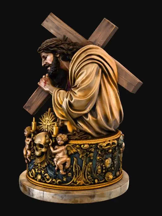 3D model for Sorrowful Hero