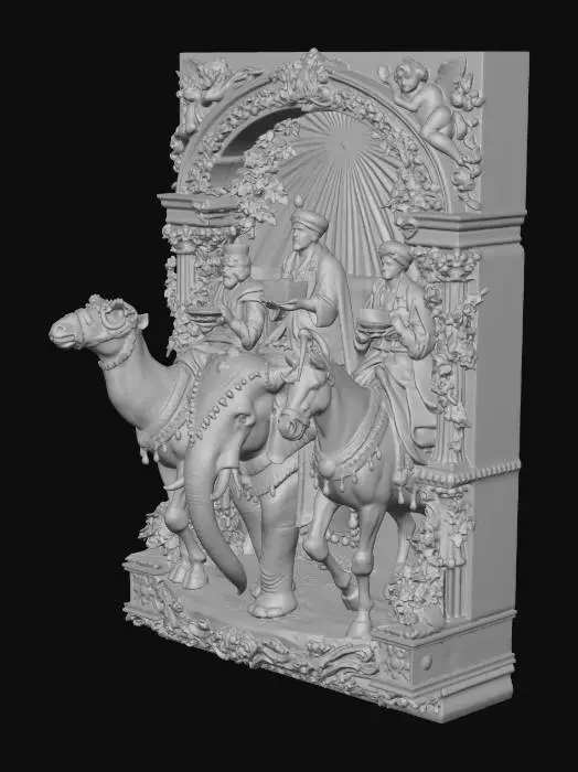 3D model for Journey of the Magi