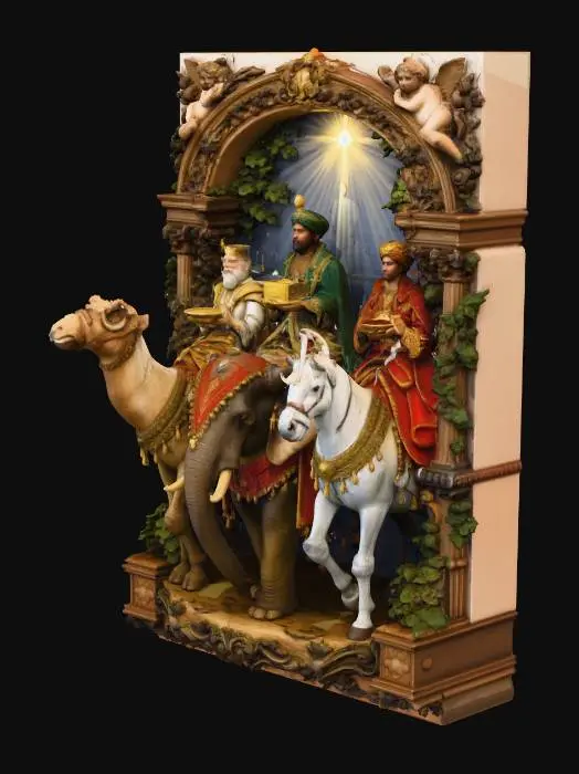 3D model for Journey of the Magi