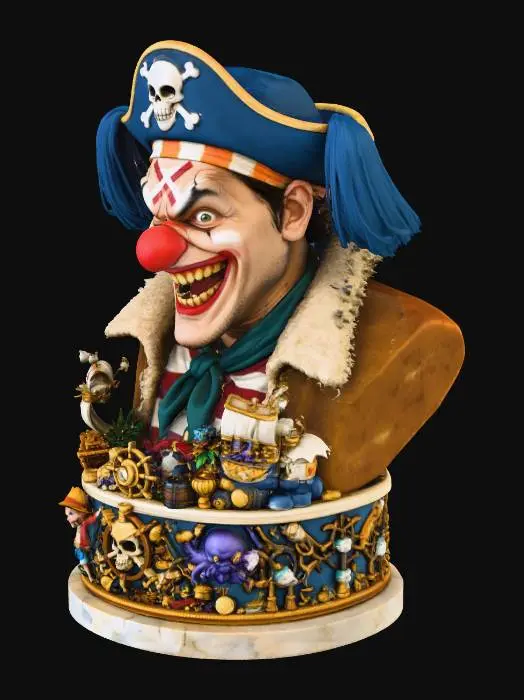 3D model for Pirate Clown