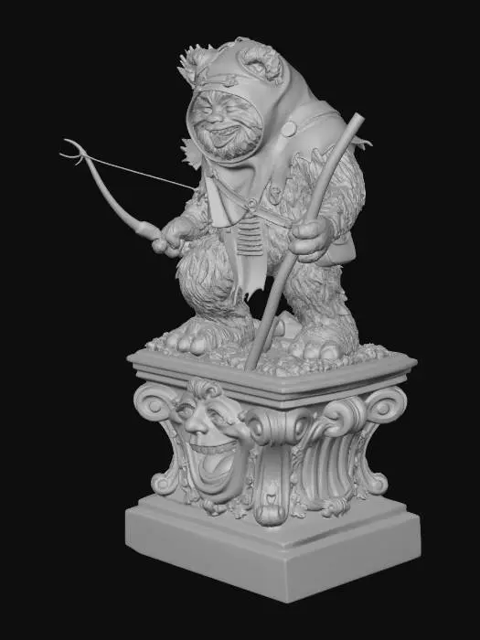 3D model for Ewok Warrior