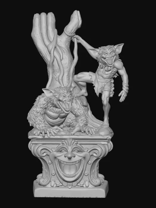 3D model for Gremlins Grinning