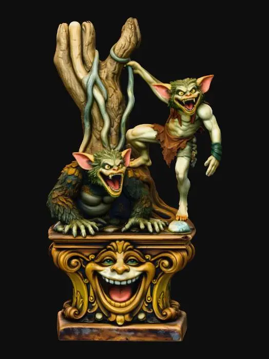 3D model for Gremlins Grinning