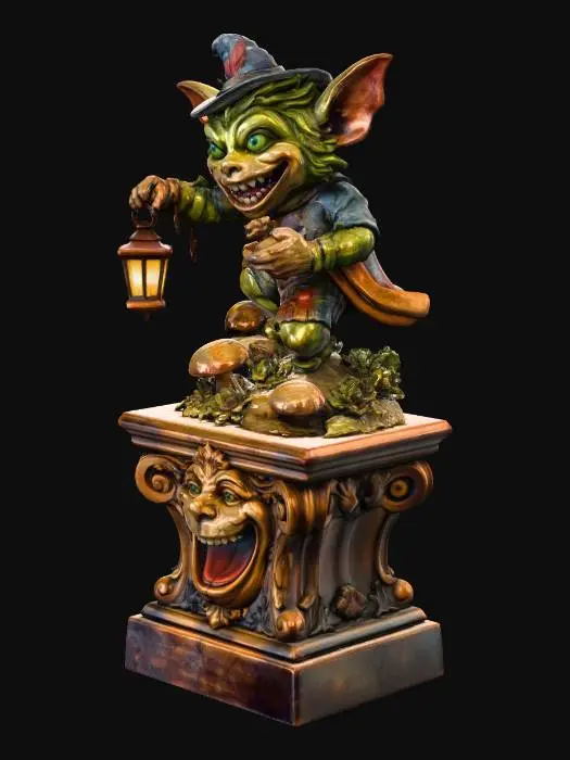 3D model for Gremlin Lantern Keeper