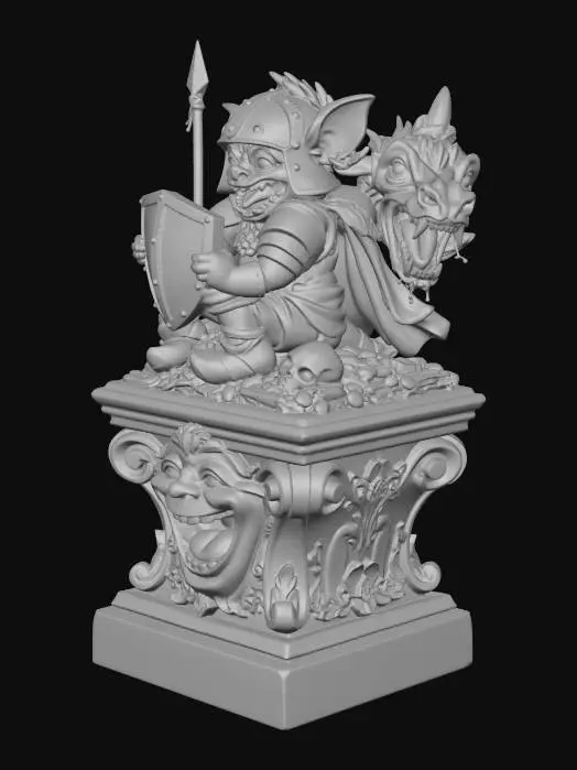 3D model for Gremlin and the Dragon