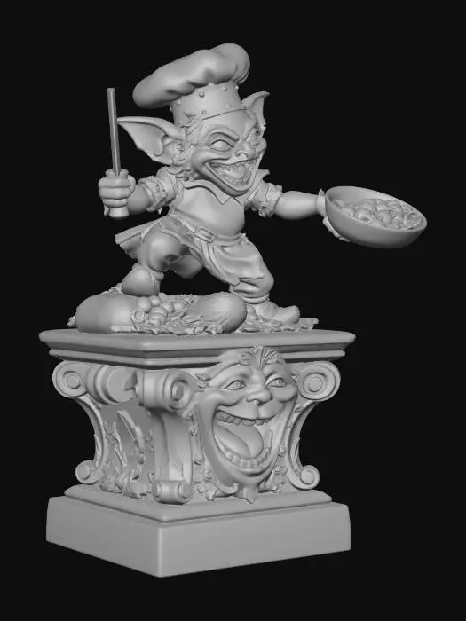 3D model for Gremlin Cook