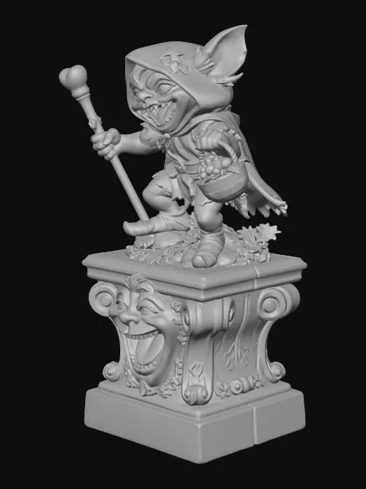 3D model for Gremlin Redhood