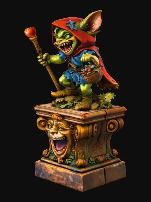 3D model for Gremlin Redhood