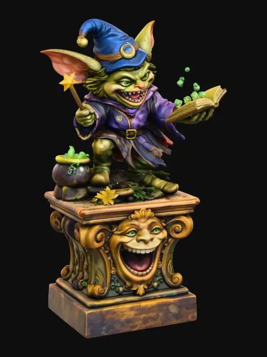 3D model for Gremlin Wizard