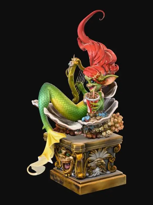 3D model for Gremlin Mermaid