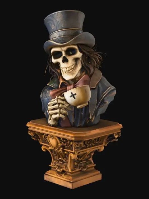 3D model for Skeleton Tea Time
