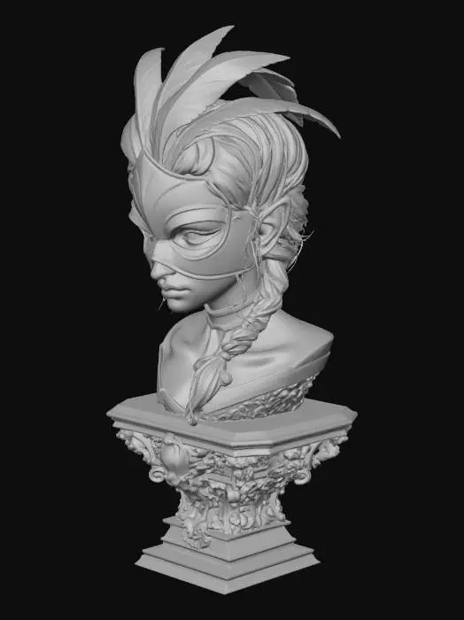 3D model for Crimson Enchantress