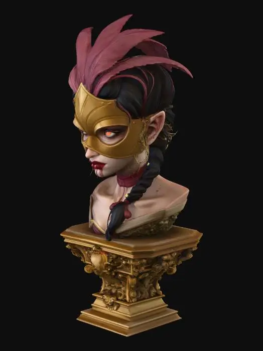 3D model for Crimson Enchantress