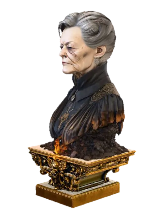 Eternal Professor 3D model, vytvořený pomocí AI