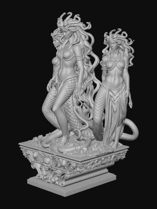 3D model for Gorgon Triforma