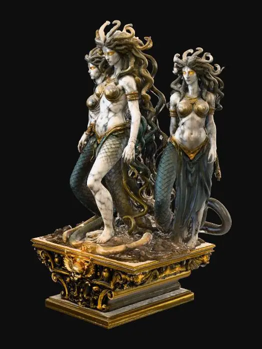 3D model for Gorgon Triforma