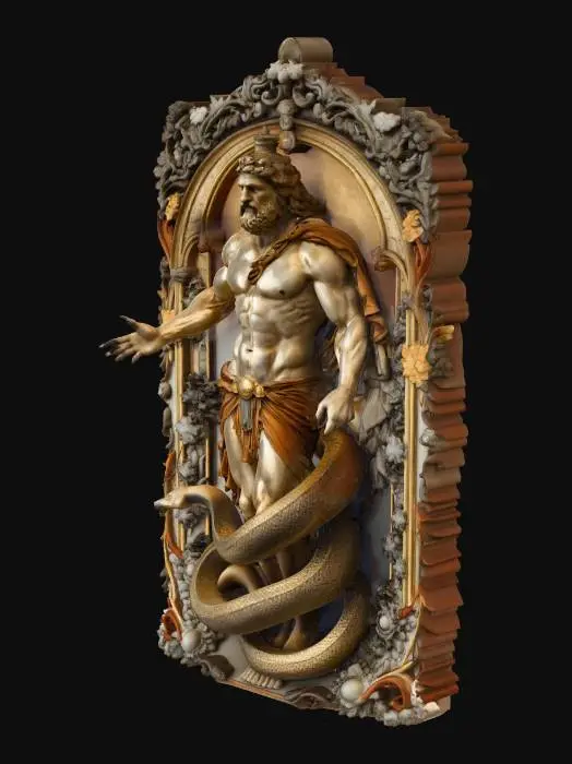 3D model for Hercules and Serpent