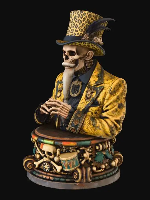 3D model for Top Hat Skeletal