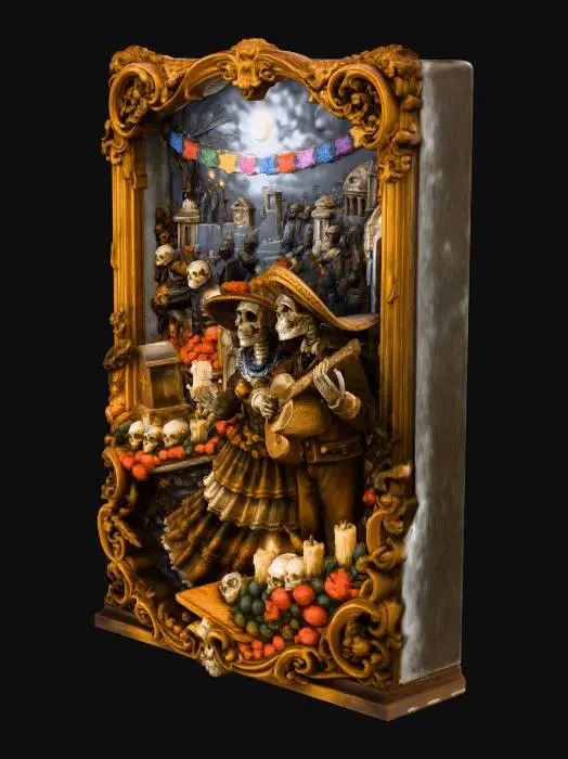 3D model for Day of the Dead