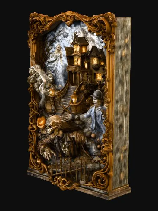 3D model for Haunted Mansion