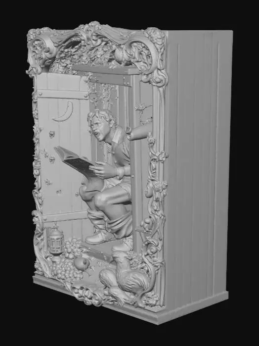 3D model for Men in the Outhouse
