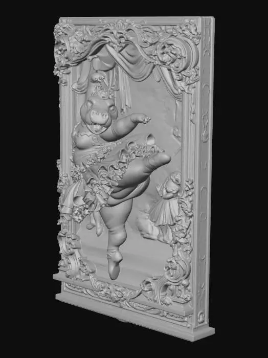 3D model for Degas Hippo