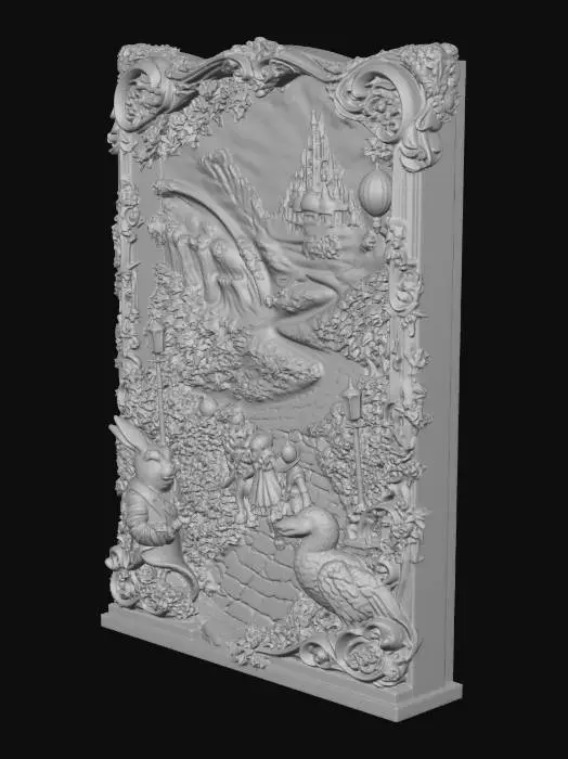 3D model for Yellow Brick Road