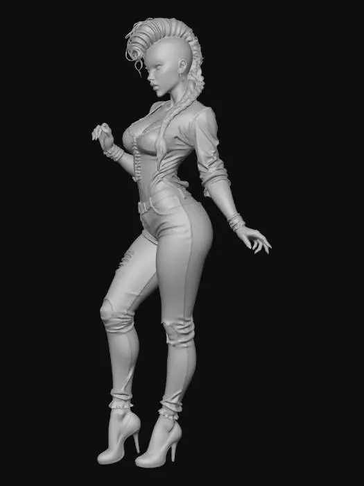 3D model for Cybergirl