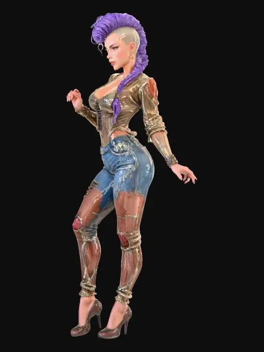 3D model for Cybergirl