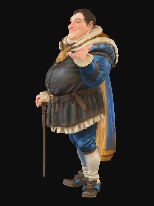 3D model for Jovial Nobleman