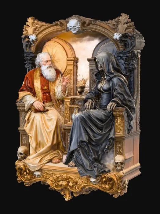 3D model for Dialogue with Death